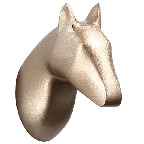Wandhaken Mantelhaken Wandmontierter europäischer Stil Moderner Single Hook Works Perfekt for Mäntel Jacken Hatternes Tücher Garderobenhaken(Gold,A) von MAWERDCXG