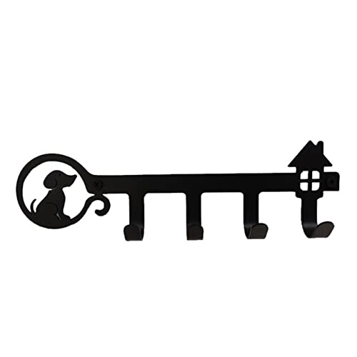 Wandhaken Mantelhaken Wandmontierter süßer Schlüsselhalter mit 4 Haken Hangende Mäntel Schals Key Hat-Handtasche for Wohnzimmer Schlafzimmer Garderobenhaken Wandhaken Mantelhaken Wandmontierter süßer Schlüsselhalter mit 4 Haken Hangende Mäntel Schals Key Hat-Handtasche for Wohnzimmer Schlafzimmer Garderobenhaken von MAWERDCXG
