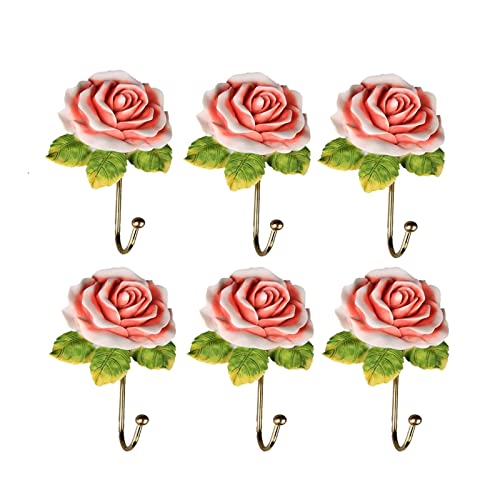 Wandhaken Wandgestelle Haken Mantelhaken 6-teilige Wandhalterung Wandmontierter Hängende Mantel Hut Schlüssel Regenschirm Handtuch oder Bademantel Garderobenhaken Wandhaken Wandgestelle Haken Mantelhaken 6-teilige Wandhalterung Wandmontierter Hängende Mantel Hut Schlüssel Regenschirm Handtuch oder Bademantel Garderobenhaken von MAWERDCXG