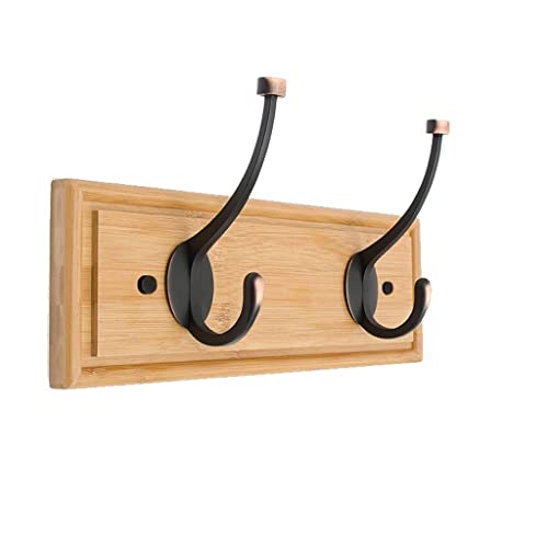 Wandhaken Wandmontierter Mantel Rack Key Halter for Wand Kreative Hochleistungsmantel Hängende Hut Schlüssel Regenschirm Handtuch oder Bademantel Garderobenhaken(A,2 hooks) von MAWERDCXG