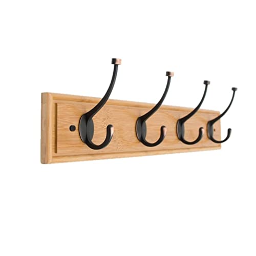 Wandhaken Wandmontierter Mantel Rack Key Halter for Wand Kreative Hochleistungsmantel Hängende Hut Schlüssel Regenschirm Handtuch oder Bademantel Garderobenhaken(A,4 hooks) von MAWERDCXG