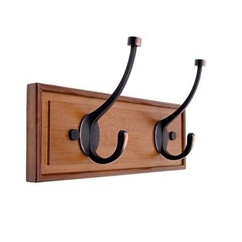 Wandhaken Wandmontierter Mantel Rack Key Halter for Wand Kreative Hochleistungsmantel Hängende Hut Schlüssel Regenschirm Handtuch oder Bademantel Garderobenhaken(B,2 hooks) von MAWERDCXG