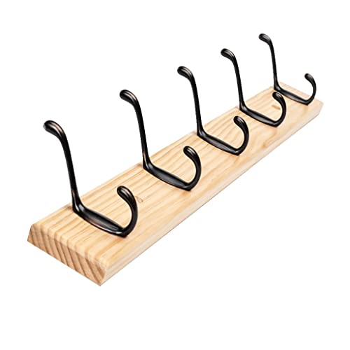 Wandhaken Wandmontierter Mantel Rack Moderne Haken Kleidergestell Geeignet for Eingang Badezimmer Schrank Zimmer Porch Hanging Key Garderobenhaken(A,61cm) von MAWERDCXG