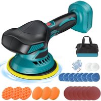 Poliermaschine, 21V Elektroauto Polierpad, drahtloses 6-Gang Polieren und Reinigen von Metallwachsholz (ohne Batterie), kompatibel mit Makita von MAWIRON