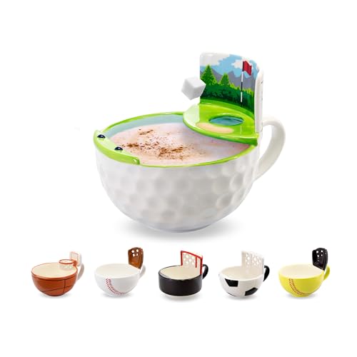 MAX'IS Creations The Golf Mug With A Green,Keramik-Kaffee- und heiße Schokolade, Müsli-Suppenschüssel,473 ml Tasse,beste Geschenkidee für Trainer, Vater, Kinder, Geburtstage und alle Sportliebhaber MAX'IS Creations The Golf Mug With A Green,Keramik-Kaffee- und heiße Schokolade, Müsli-Suppenschüssel,473 ml Tasse,beste Geschenkidee für Trainer, Vater, Kinder, Geburtstage und alle Sportliebhaber von MAX'IS Creations