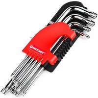 MAXPOWER Innensechskantschlüssel Set, Torx-Schlüssel-Set Inbusschlüssel Satz Torx Schlüssel Profi Innensechskant Satz mit Klapphalter Schlüssel und von MAX POWER