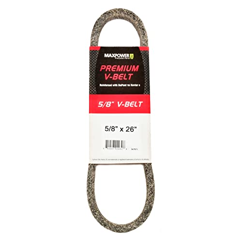 MaxPower Keilriemen 347571, kevlar verstärkt, 5/8" x 26" - 5L260 - Aussenlänge L(a) 665 mm. von MAXPOWER