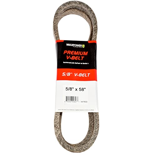 MaxPower Keilriemen 347603, kevlar verstärkt, 5/8" x 58" - 5L580 - Aussenlänge L(a) 1470 mm. von MAXPOWER