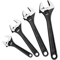 Maxpower 4 Stück Schraubenschlüssel Verstellbar Set 150mm/200mm/250mm/300mm Adjustable Wrench Set Maximale Öffnung 20mm/25mm/30mm/35mm Maulschlüssel von MAX POWER