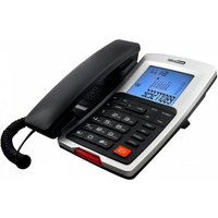 Maxcom - KXT709 Telefon Analoges Telefon Anrufer-ID Schwarz, Weiß von MAXCOM