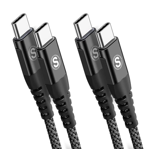 [2pack 1m] USB C Kabel, USB C auf USB C Kabel, Schnellladung Ladekabel for i Phone 16/15 Pro/Max, MacBook iPad Pro/Air Mini 6, Google Pixel, Samsung Flip/Fold S24 S23 S22 S21 S20 A54 A34 A14 Tablets von MAXGROUP