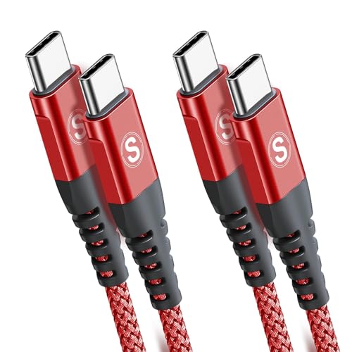 [2pack 3 m] USB C Kabel, USB C auf USB C Kabel, Schnellladung Ladekabel for i Phone 16/15 Pro/Max, MacBook iPad Pro/Air Mini 6, Google Pixel, Samsung Flip/Fold S24 S23 S22 S21 S20 A54 A34 A14 Tablets von MAXGROUP