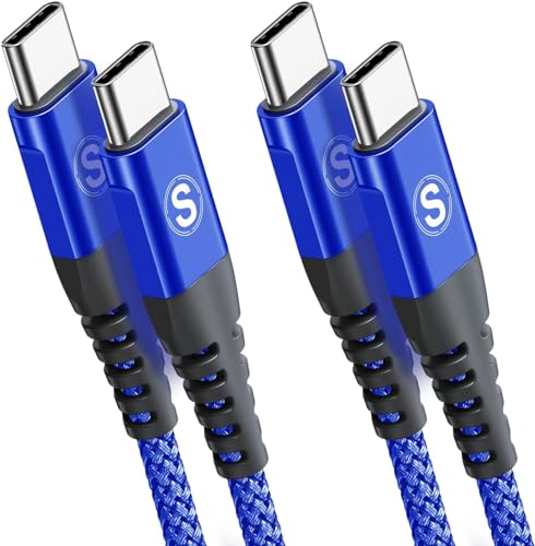 [2pack 3 m] USB C Kabel, USB C auf USB C Kabel, Schnellladung Ladekabel for i Phone 16/15 Pro/Max, MacBook iPad Pro/Air Mini 6, Google Pixel, Samsung Flip/Fold S24 S23 S22 S21 S20 A54 A34 A14 Tablets von MAXGROUP