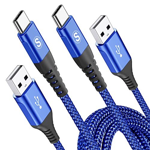 [2Stück 2m] USB C Kabel 3.1A Schnellladung Ladekabel Type C Kabel für iPhone 15 Plus Pro Max,Samsung Flip/Fold 3/4/5 S24 S23 S22 S21 S20 S10 S9 S8 A14/13/12 A34/A33 A54/53/52s/51/50 A21s/23,Pixel 8/7 von MAXGROUP
