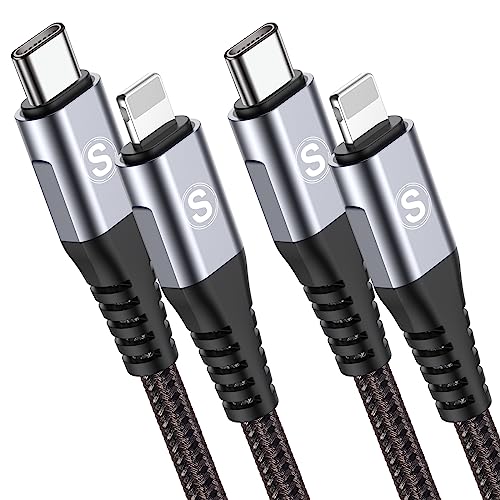 USB C Ligtning Kabel [2Stück 1M],MAXGROUP i Phone Ladekabel Power Delivery Nylon Typ C to Ligtning Ladekabel für i Phone 14/i Phone 13/13 Pro/13 Pro Max/13 Mini/12/12 Pro Max/12 Mini/11 Pro/X/XS/XR/8 von MAXGROUP