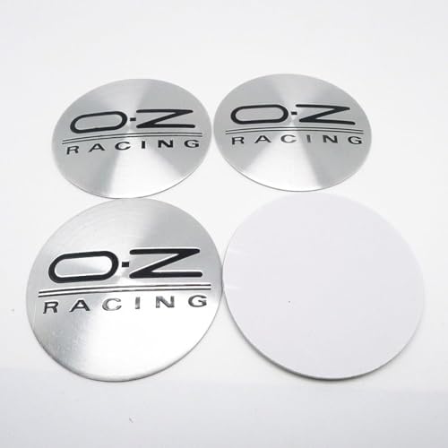 MAXIAOMA 4 Stück Radnabenkappen für OZ 60mm, Auto Nabendeckel Aufkleber Radnabenabdeckung-Logo Zentrum von-Rad Label Aufkleber,A von MAXIAOMA