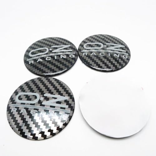 MAXIAOMA 4 Stück Radnabenkappen für OZ 60mm, Auto Nabendeckel Aufkleber Radnabenabdeckung-Logo Zentrum von-Rad Label Aufkleber,C von MAXIAOMA