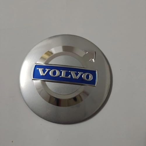 MAXIAOMA 4 Stück Radnabenkappen für Volvo 56mm 60mm 65mm, Auto Nabendeckel Aufkleber Radnabenabdeckung-Logo Zentrum von-Rad Label Aufkleber,A-56mm von MAXIAOMA