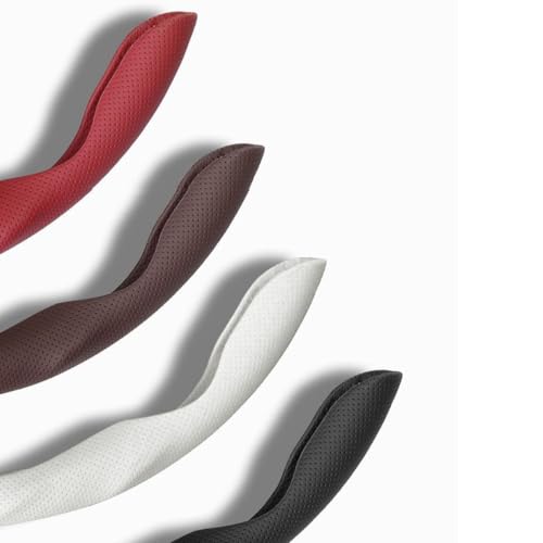 MAXIAOMA Auto Lenkradbezug Für BMW 2 F45 (2015-), Atmungsaktiv Mikrofaser Leder Auto Lenkradschoner Lenkradhülle 37-38 cm für Sommer & Winter,Type O-Red von MAXIAOMA