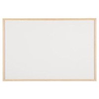 Maxiburo - Whiteboard Basic Maße der Oberfläche: 90 x 60 cm (b x h) Tafel magnethaftend nicht beidseitig beschreibbar Stahl lackiert weiß von MAXIBURO