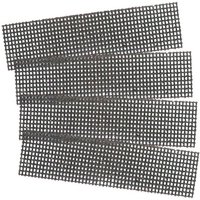 4 Siliziumkarbid-Schleifgitter (Körnung 180 - 320) Maxicraft von MAXICRAFT