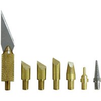 Set mit 6 Spitzen + 1 Klinge für Brandmalerei-Werkzeuge Maxicraft Set mit 6 Spitzen + 1 Klinge für Brandmalerei-Werkzeuge Maxicraft von MAXICRAFT