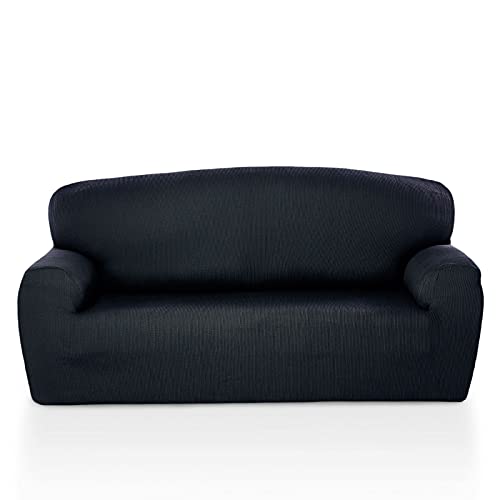 MAXIFUNDAS - Elastischer Sofabezug Strada 1-Sitzer, Schwarz von MAXIFUNDAS FUNDAS DE SOFA & CHAISE LONGUE