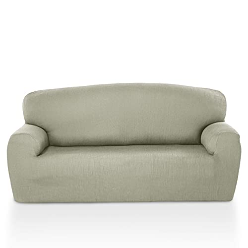 MAXIFUNDAS - Elastischer Sofabezug Strada 2-Sitzer Perle von MAXIFUNDAS FUNDAS DE SOFA & CHAISE LONGUE