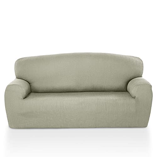 MAXIFUNDAS - Elastischer Sofabezug Strada 3-Sitzer Perle von MAXIFUNDAS FUNDAS DE SOFA & CHAISE LONGUE