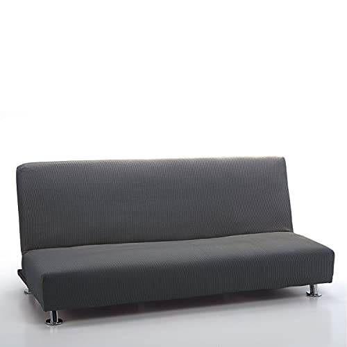 MAXIFUNDAS Sofaüberwurf für Schlafsofa Clic Clac 3 Sitzer Strada Grau von MAXIFUNDAS FUNDAS DE SOFA & CHAISE LONGUE
