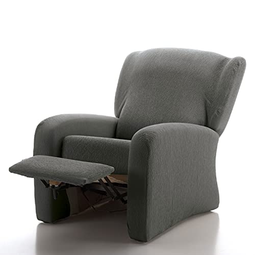 MaxiFUNDAS - Bezug für Relax-Sessel, Vega, Anthrazit von MAXIFUNDAS FUNDAS DE SOFA & CHAISE LONGUE