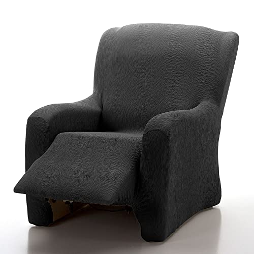 MaxiFUNDAS - Bezug für Relax-Sessel, zusammen mit Füßen Vega, Schwarz von MAXIFUNDAS FUNDAS DE SOFA & CHAISE LONGUE