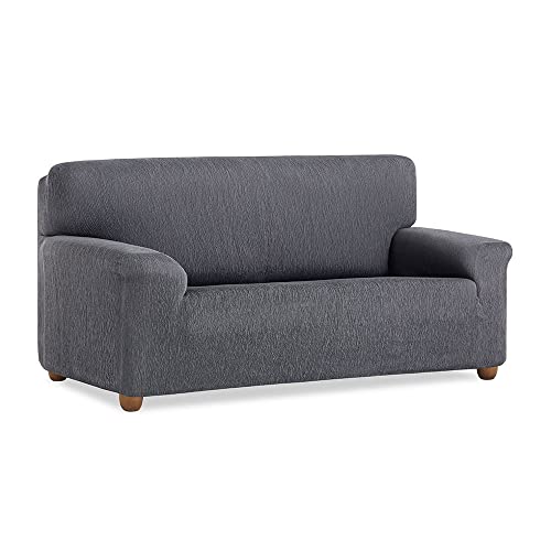 MaxiFUNDAS - Elastischer Sofabezug Vega 1 Platz Grau von MAXIFUNDAS FUNDAS DE SOFA & CHAISE LONGUE