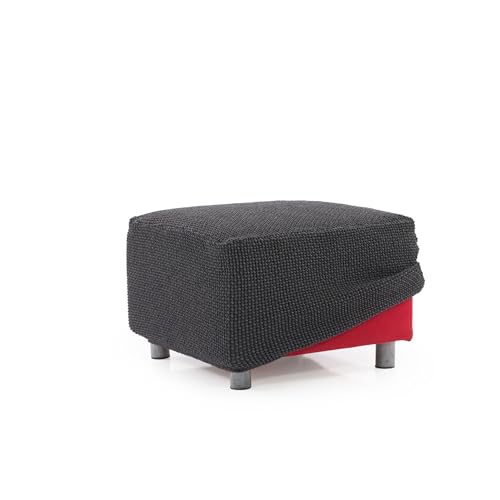 Maxifundas Bezug für quadratischen Sitzsack, robust, ultraweich, maschinenwaschbar, Standardgröße, Dunkelgrau von MAXIFUNDAS FUNDAS DE SOFA & CHAISE LONGUE