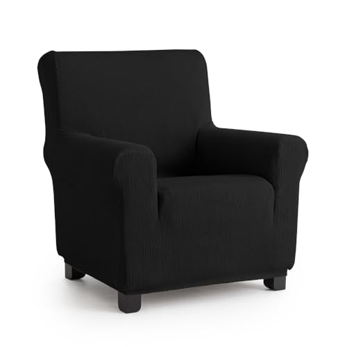 Maxifundas Elastischer Sofabezug, 1-Sitzer, Schwarz, extra weich, rutschfest und elastisch, Modell Inca Maxifundas Elastischer Sofabezug, 1-Sitzer, Schwarz, extra weich, rutschfest und elastisch, Modell Inca von MAXIFUNDAS FUNDAS DE SOFA & CHAISE LONGUE