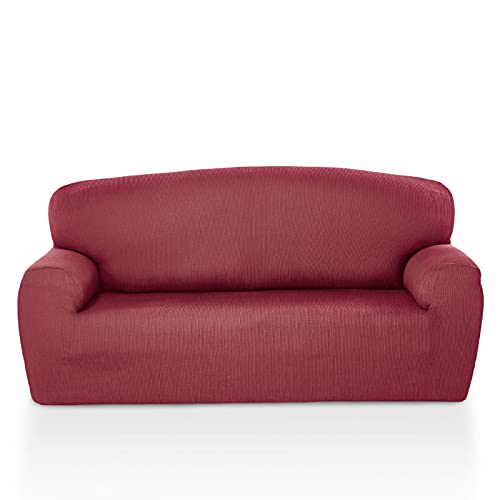 Maxifundas - Elastischer Sofabezug Strada 1-Sitzer, Fuchsia dunkel von MAXIFUNDAS FUNDAS DE SOFA & CHAISE LONGUE