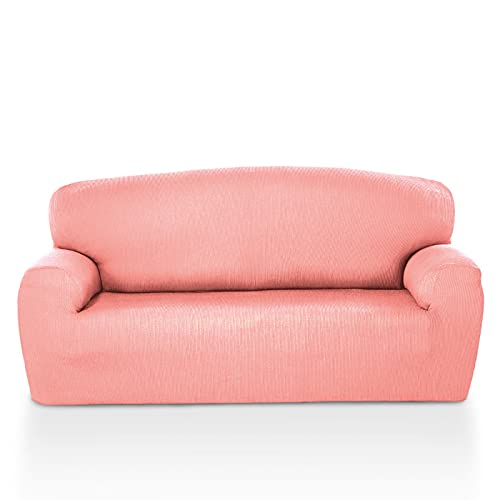 Maxifundas - Elastischer Sofabezug Strada 1-Sitzer, pastellrosa von MAXIFUNDAS FUNDAS DE SOFA & CHAISE LONGUE