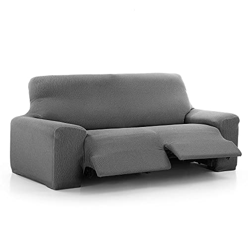 Maxifundas Sofabezug für Relax, 3-Sitzer, 2 Fuß, Vega, Anthrazit von MAXIFUNDAS FUNDAS DE SOFA & CHAISE LONGUE
