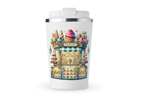 MAXIKIWI Isolierter doppelwandiger, auslaufsicherer Edelstahlbecher, Kaffee- oder Tee-Reisebecher mit Deckel, hält Getränke heiß und kalt, Motiv Wizard World Places, 2–350 ml MAXIKIWI Isolierter doppelwandiger, auslaufsicherer Edelstahlbecher, Kaffee- oder Tee-Reisebecher mit Deckel, hält Getränke heiß und kalt, Motiv Wizard World Places, 2–350 ml von MAXIKIWI