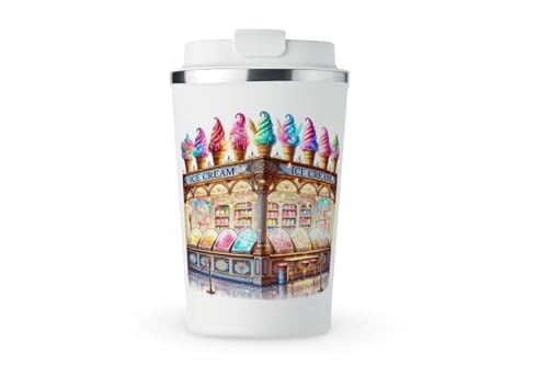 MAXIKIWI Isolierter doppelwandiger, auslaufsicherer Edelstahlbecher, Kaffee- oder Tee-Reisebecher mit Deckel, hält Getränke heiß und kalt, Motiv Wizard World Places, 2–350 ml MAXIKIWI Isolierter doppelwandiger, auslaufsicherer Edelstahlbecher, Kaffee- oder Tee-Reisebecher mit Deckel, hält Getränke heiß und kalt, Motiv Wizard World Places, 2–350 ml von MAXIKIWI