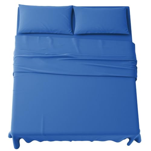 MAXIME MAISON - Bettlaken Set Mikrofaser (3 Teilige) 1 Spannbettlaken 90x200cm, 1 Bettlaken 150x285cm und 1 Kissenbezüge 52x82cm von MAXIME MAISON