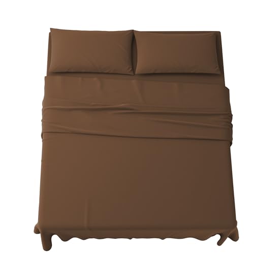 MAXIME MAISON - Bettlaken Set Mikrofaser (3 Teilige) 1 Spannbettlaken 90x200cm, 1 Bettlaken 150x285cm und 1 Kissenbezüge 52x82cm von MAXIME MAISON