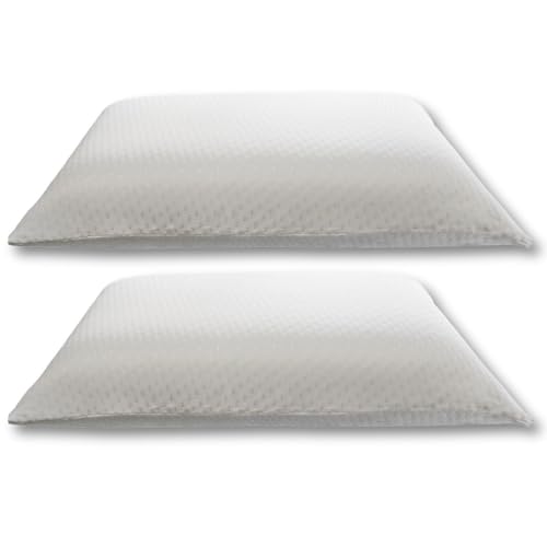 MAXIME MAISON - Kopfkissen 40x70cm in Orthopädischem Memory Foam, Kissen Ausgezeichnet als Sofakissen, Schlafkissen Made in Italy, Pillows for Sleeping (2, Klassischem Bezug, Höhe 11) von MAXIME MAISON