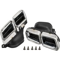 2X Chrom Auspuffblende Endrohrblende for Mercedes Benz e Kl. W212 E63 E63s amg von MAXPEEDINGRODS