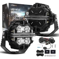 5'' LED Pod Lichter Spot Strahl Seite Shooter Weiß Bernstein DRL Off Road Licht 5'' LED Pod Lichter Spot Strahl Seite Shooter Weiß Bernstein DRL Off Road Licht von MAXPEEDINGRODS