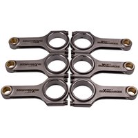 6x 4340 EN24 H-Schaft Pleuel For Nissan Patrol for Datsun 280Z 280ZX Turbo L28Pleuel für Nissan Patrol Datsun 280Z 280ZX Turbo L28 Connecting Rods von MAXPEEDINGRODS