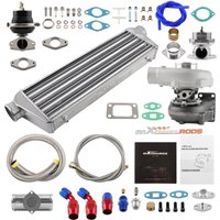 Maxpeedingrods - T3 T4 T04E Universal Turbolader Kit Wastegate Intercooler Bov Turbo 1.5L-3.0L von MAXPEEDINGRODS