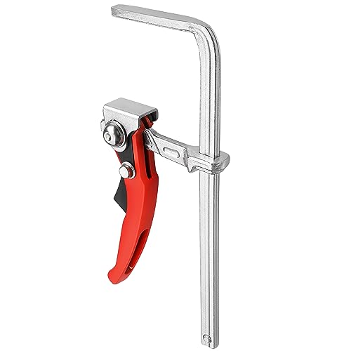 MAXPOWER 1 Stück Tischzwinge Hebelzwinge für führungsschienen mit 200mm Kapazität und 60mm Kehlentiefe zum Schleifen Schneiden von MAXPOWER