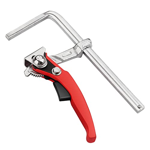 MAXPOWER 1 Stück Tischzwinge Hebelzwinge für führungsschienen mit 160mm Kapazität und 60mm Kehlentiefe zum Schleifen Schneiden von MAXPOWER