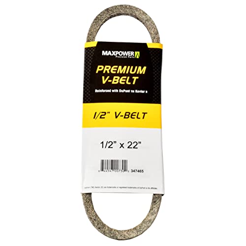 MAXPOWER Keilriemen 347465, Kevlar verstärkt, 1/2" x 22" - 4L220 - Aussenlänge L(a) 565 mm. von MAXPOWER
